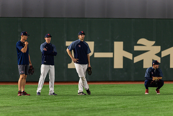WBC Day #1 Practice in Tokyo Dome