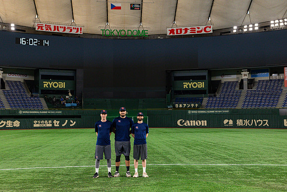 WBC Day #1 Practice in Tokyo Dome
