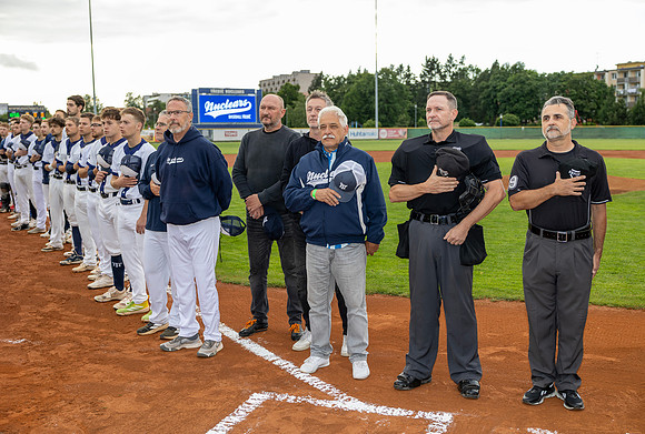 Baseballová Extraliga 2026 – Třebíč Nuclears vs Kotlářka Praha, Třebíč (40 let baseballu v Třebíči)