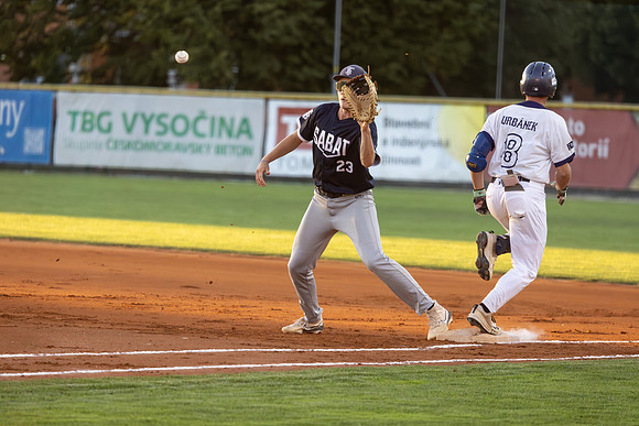 Baseballová Extraliga 2026 (nadstavba) – Třebíč Nuclears vs Sabat Praha, Třebíč